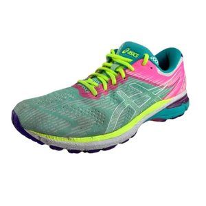 Asics GT-2000 Lace Up Sneakers Fresh Ice Colorway Green Teal Pink Purple